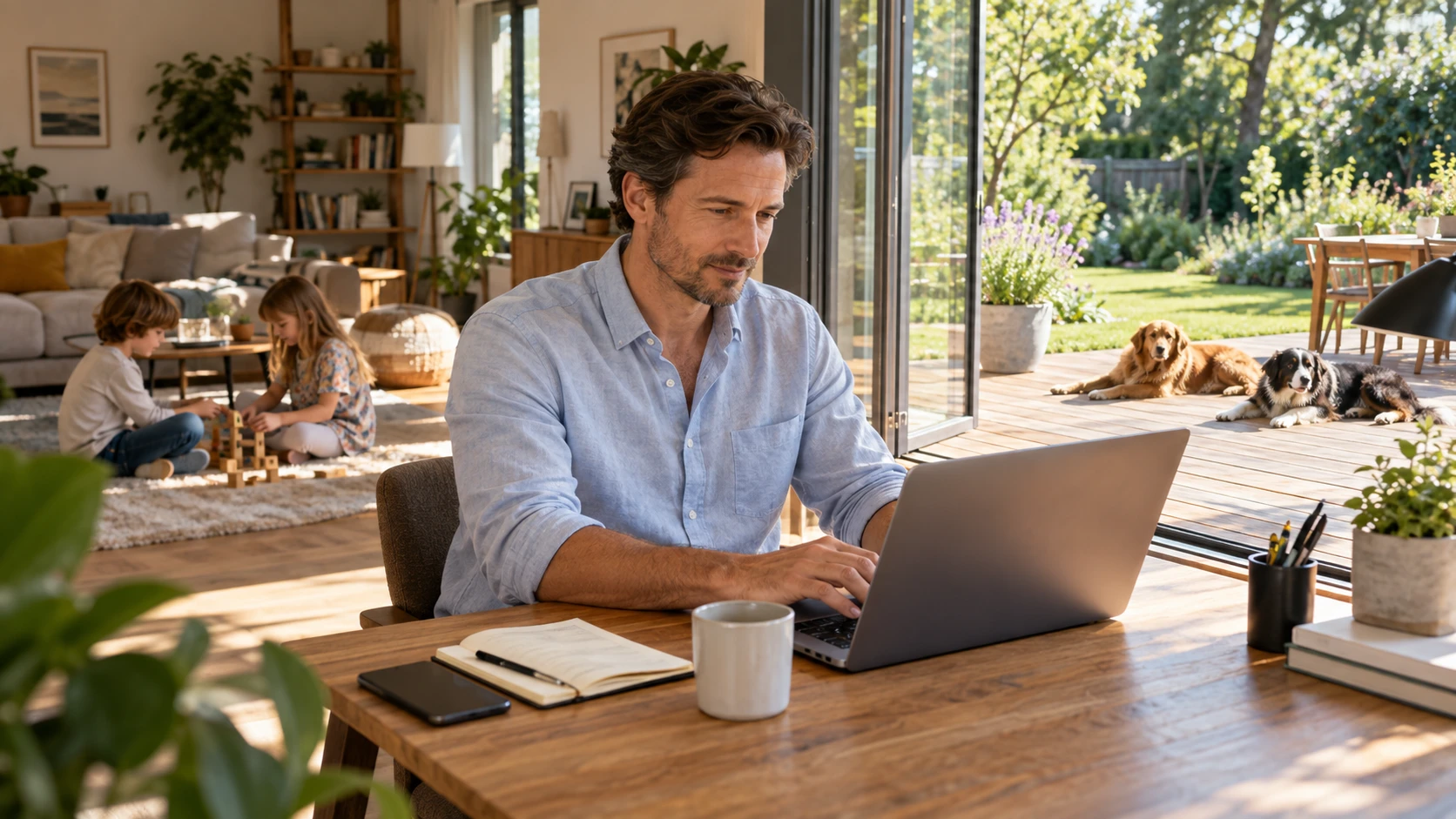 Erfolgreich arbeiten im Homeoffice (Bild KI generiert).webp