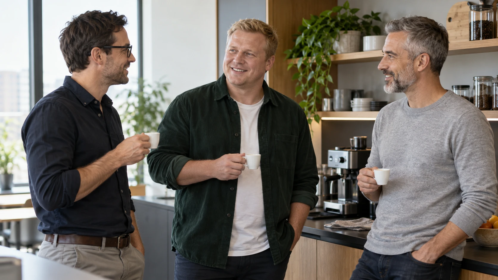 Espressoküche in der Büroküche (Bild KI generiert).webp