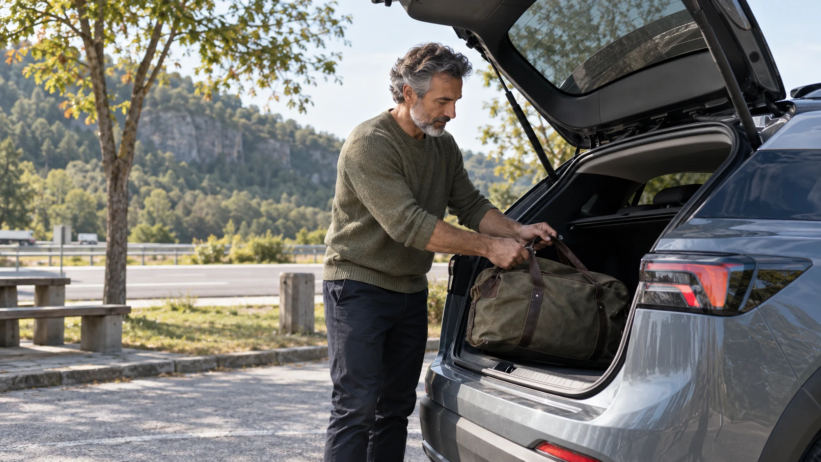 Mit dem E-Auto auf Tour: Realistische Reichweiten und passende Ladestopps machen längere Fahrten besser planbar. (KI-generiert)