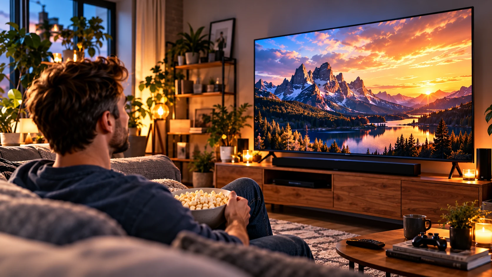 Netflix, Prime Video und Co. sind Standard – Unterschiede gibt es vor allem bei Bedienung, App-Auswahl und Geschwindigkeit der Smart-TV-Systeme. (KI-generiert)