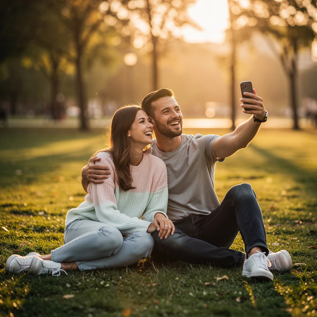 Viele glückliche Paare hätten sich ohne Dating-Apps vermutlich nie kennengelernt. (KI-generiert)