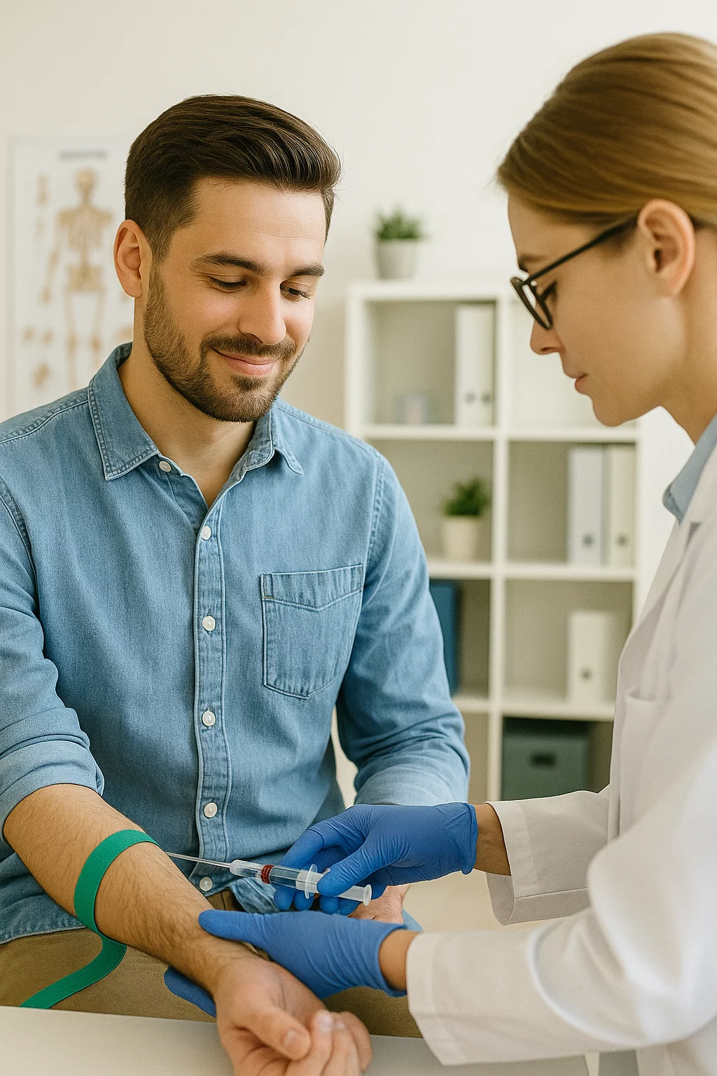 Wenn sich dein Körpergeruch verändert, kann ein Bluttest wichtige Ursachen aufdecken.