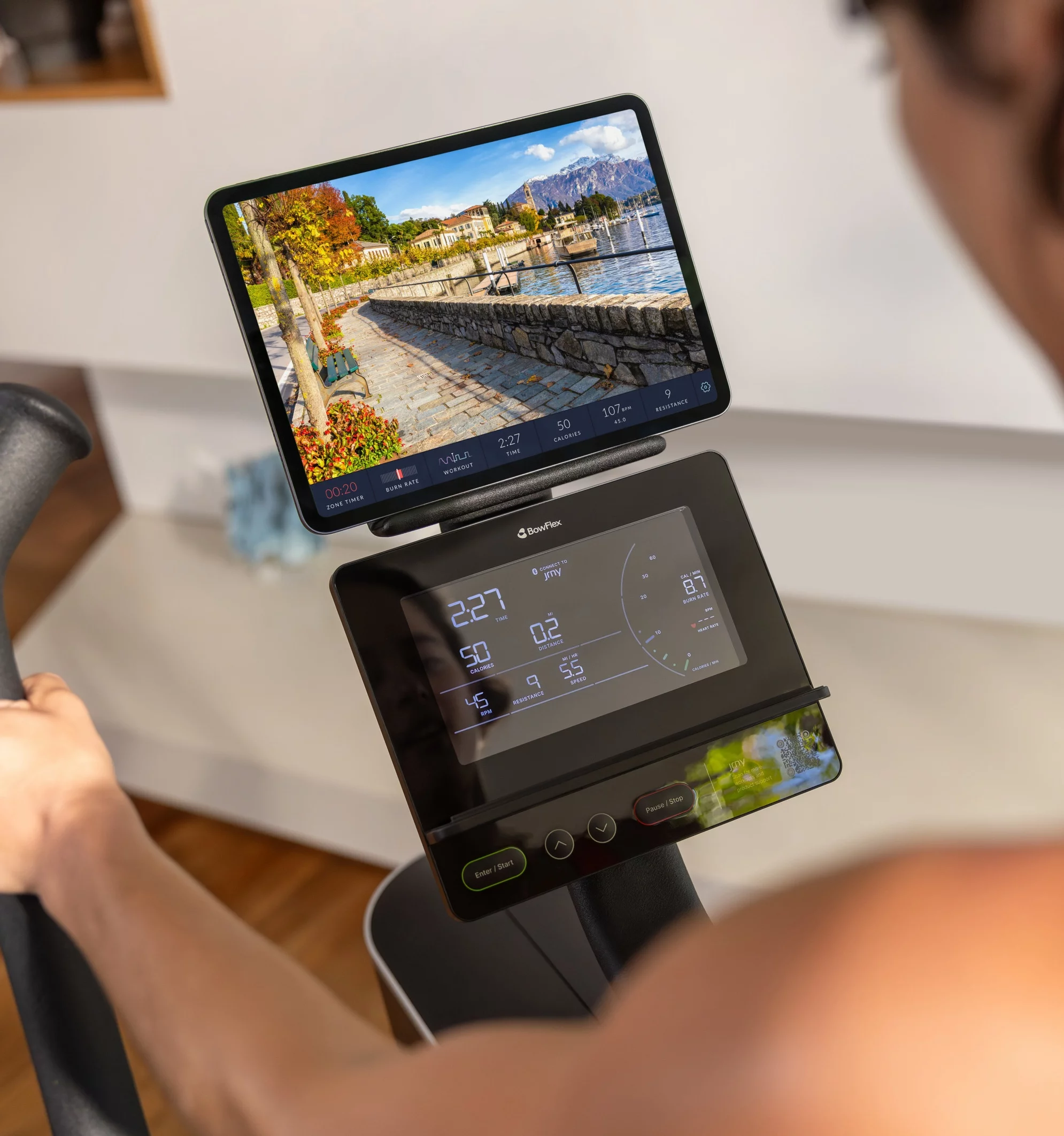 Diese tollen 3D-Strecken kannst du ausprobieren - JRNY hat davon mittlerweile "hunderte" Strecken bereitgestellt (C) BOWFLEX.