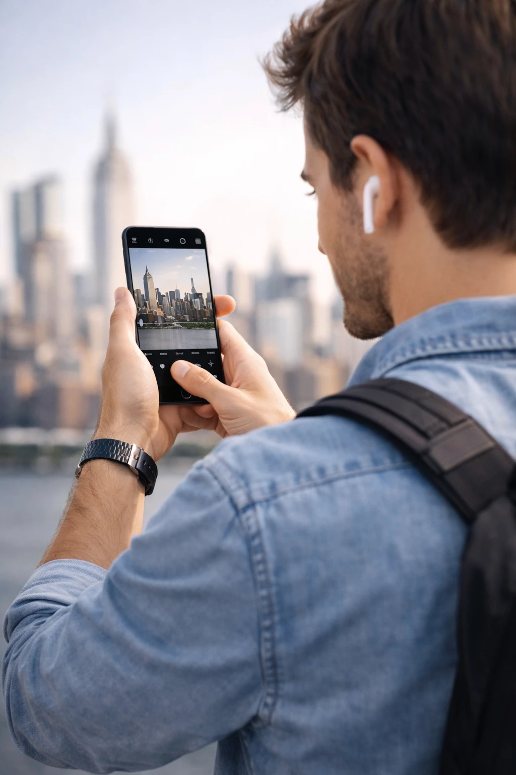 Kamera-Check im echten Leben: Für viele ist die Fotoqualität 2026 das wichtigste Argument beim Smartphone-Kauf. (KI-generiert)