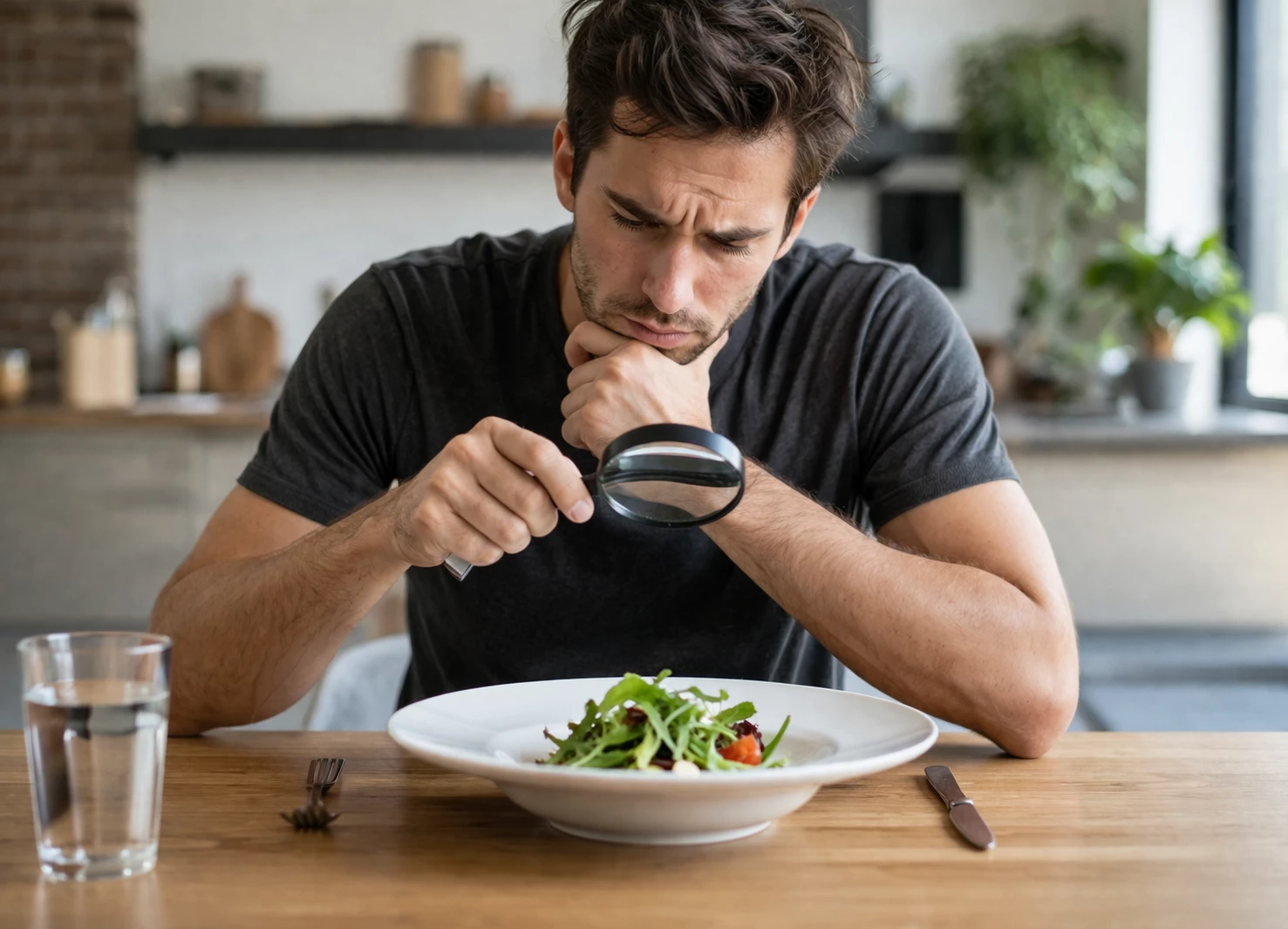 Kleine Portion, große Wirkung: Wer dauerhaft zu wenig isst, kann seinen Stoffwechsel ausbremsen – und damit den Abnehmerfolg blockieren. (KI-generiert)