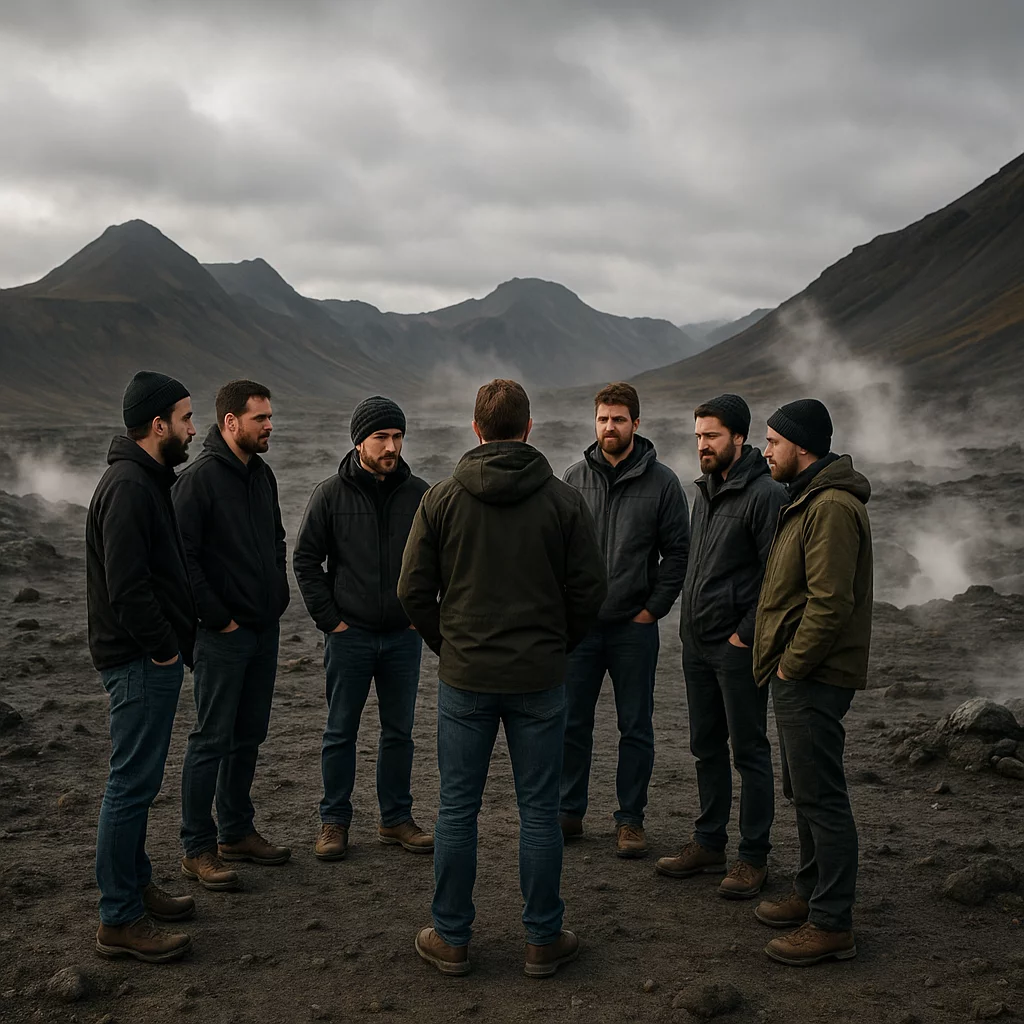 Männer in rauer Landschaft.webp