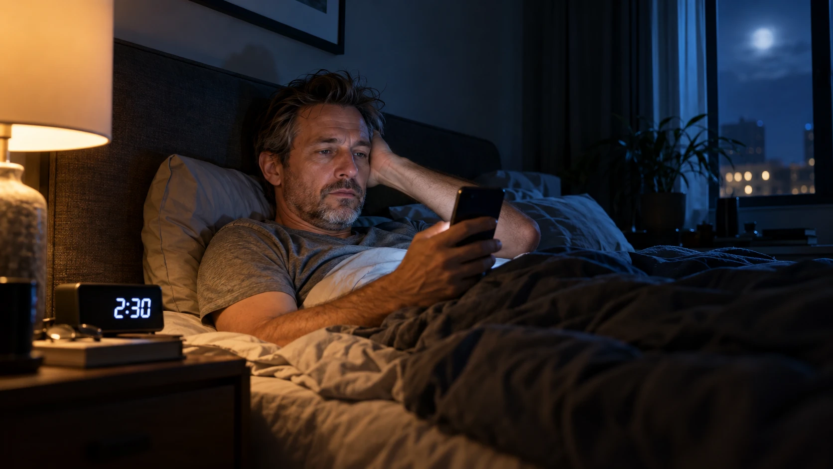 Nächtliche Gedanken im Bett (Bild KI generiert).webp