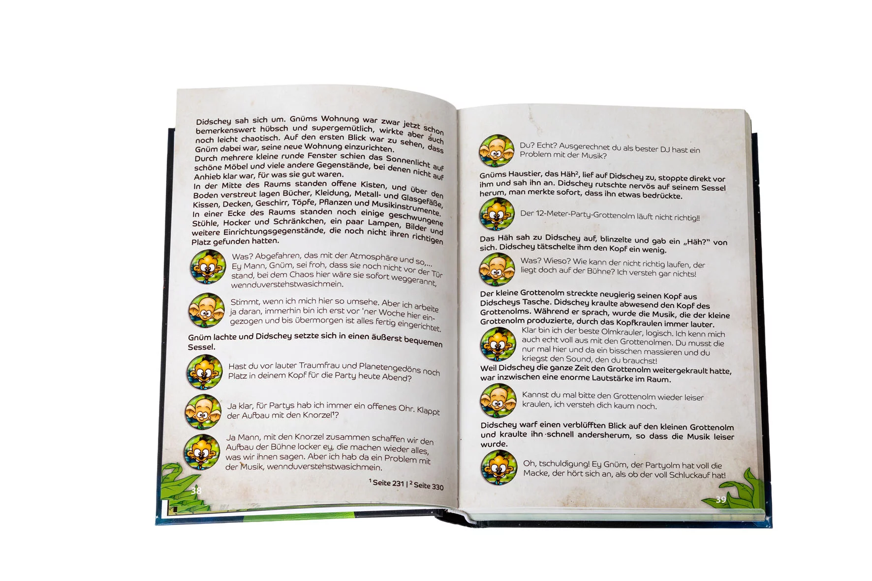 Das Buch "Planet Gnüm" ist ein richtiger Comicroman. ©Gnümies