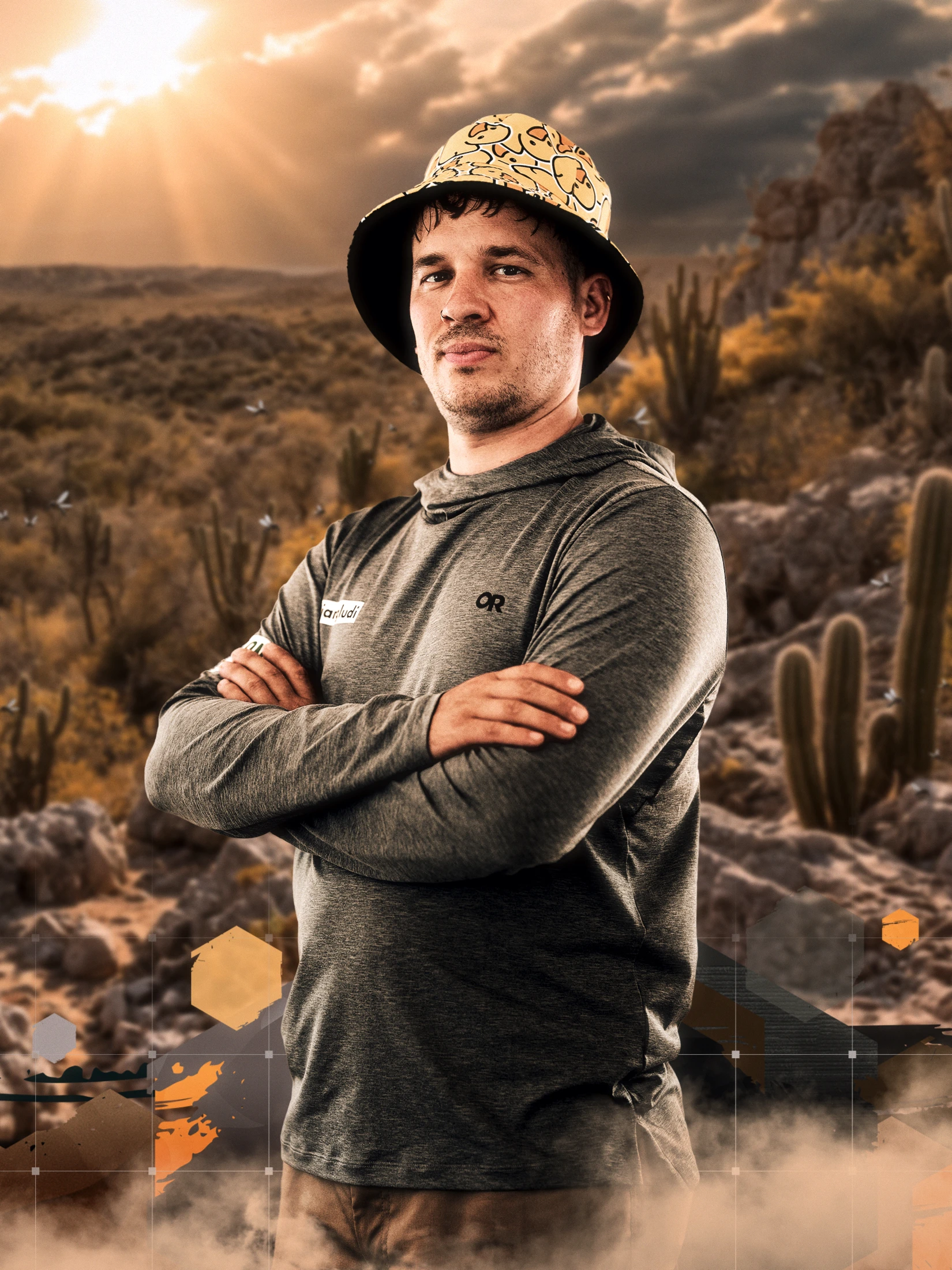 Jang Ludi: Wildcard-Gewinner Jang Ludi gehört zu den sieben Teilnehmern von „7 vs. Wild – Sierra El Diablo“. (© Prime Video)