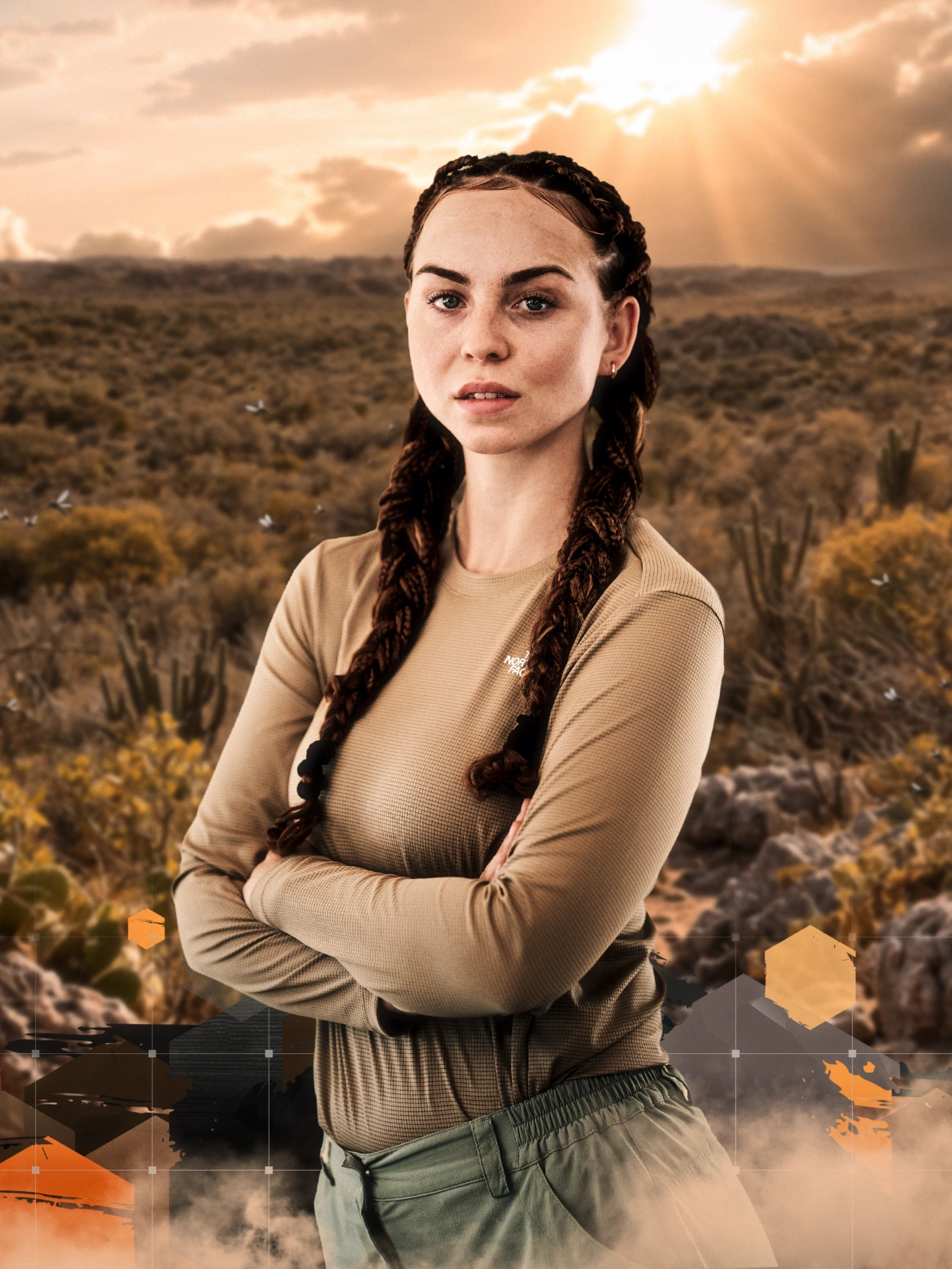 Nika Sofie: Content-Creatorin Nika Sofie gehört zum Cast der sechsten Staffel von „7 vs. Wild“. (© Prime Video)
