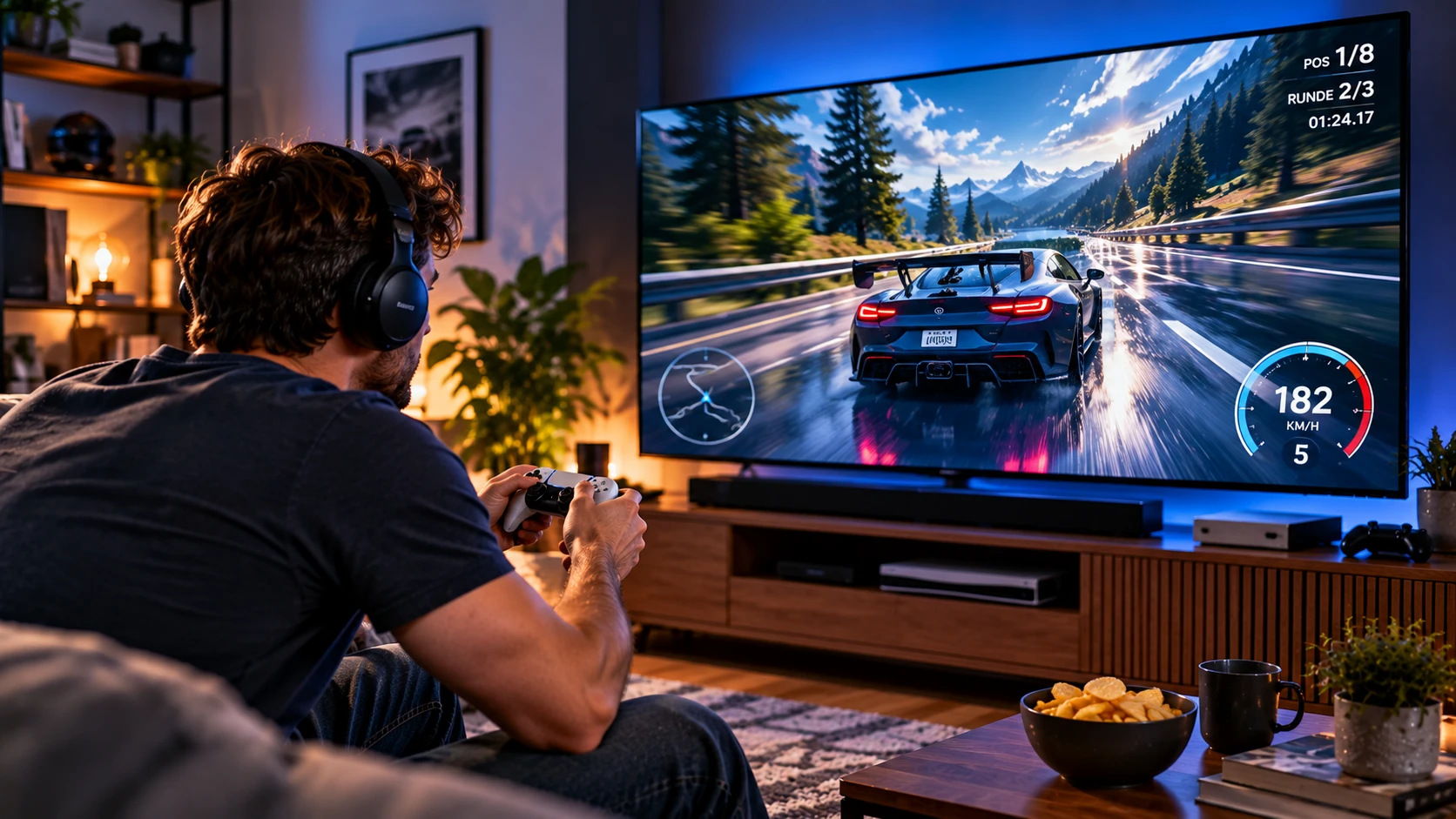Für Gamer zählt mehr als 4K: Bildwiederholrate, VRR, ALLM und die unterstützten HDMI-2.1-Funktionen können entscheidend sein. (KI-generiert)