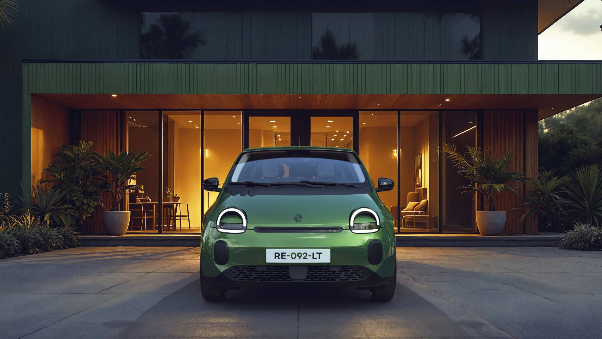 Renault Twingo E-Tech electric - Absolute Green © Renault Design