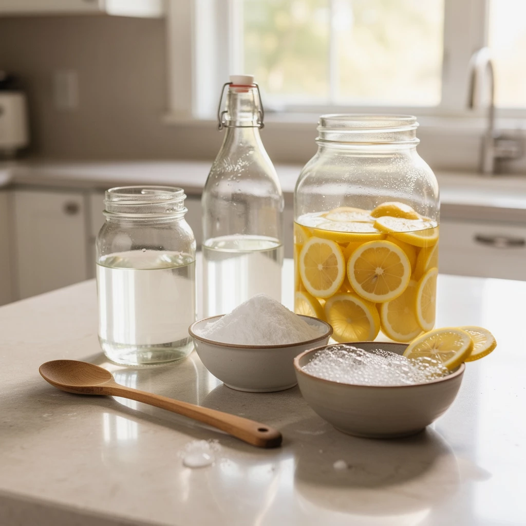 DIY-Putzmittel: Essig, Soda & Zitrone richtig kombiniert