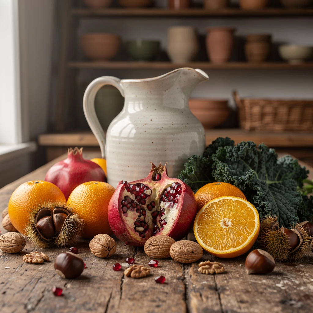 Ernährung ist wichtig, den Winterblues nicht Überhand nehmen zu lassen.