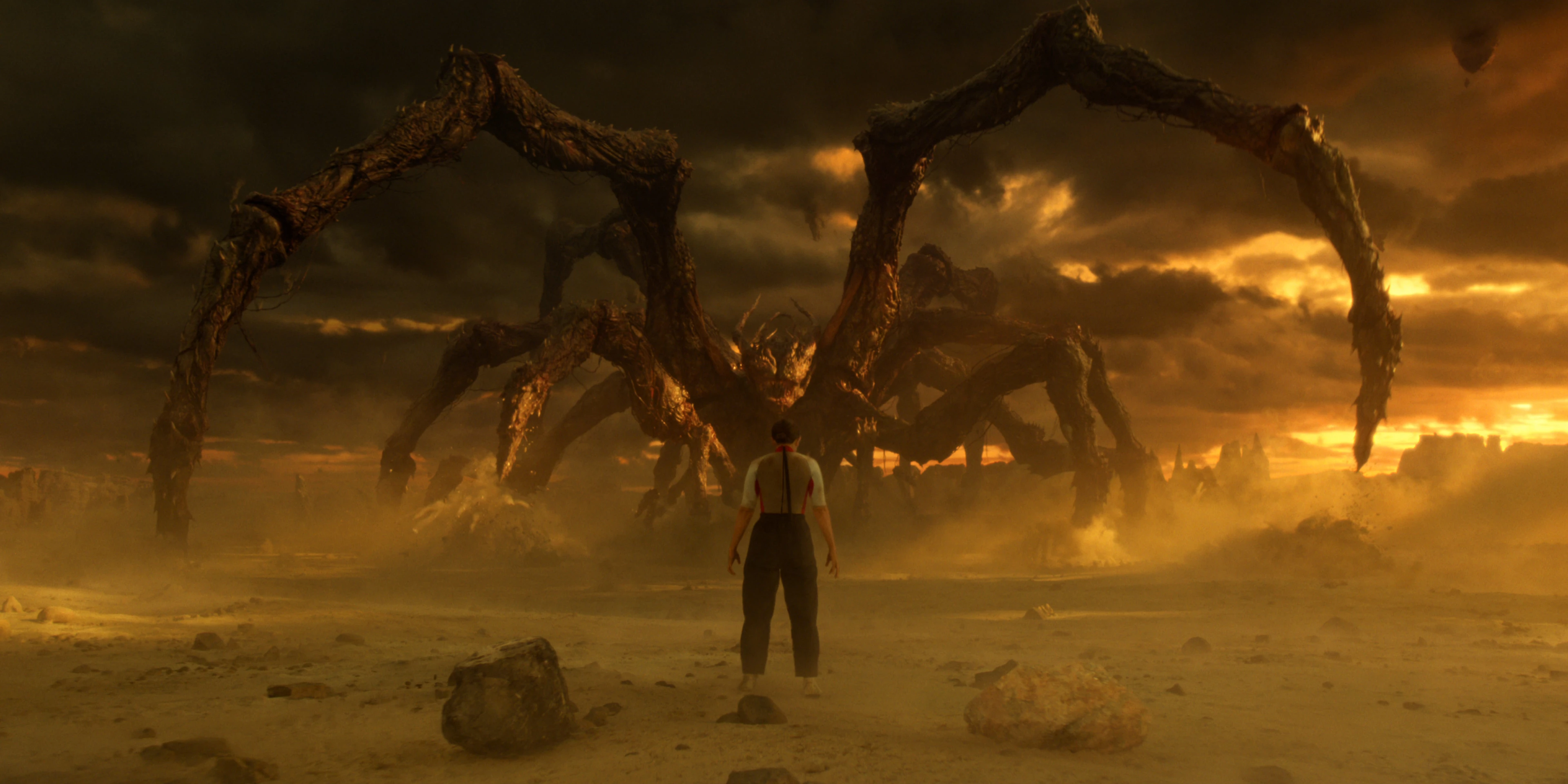 Das Böse hat endlich ein Gesicht – und wirkt trotzdem größer als jeder einzelne Gegner. ©Netflix