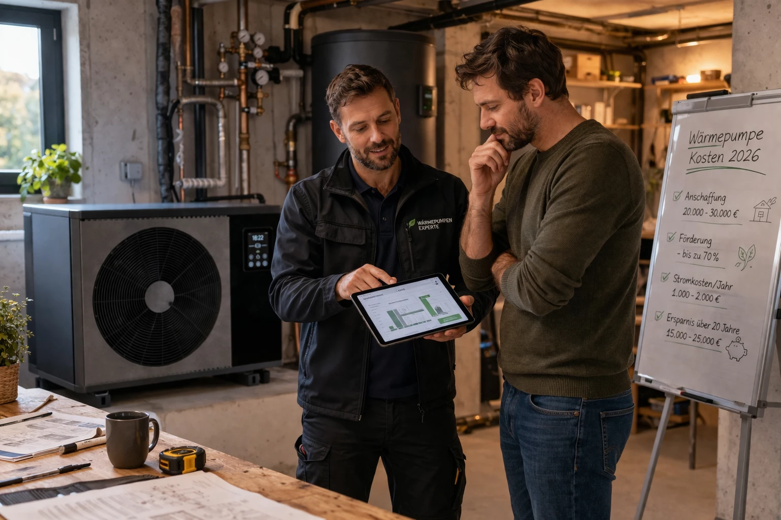 Heizungen neu gedacht: Immer mehr Hausbesitzer setzen 2026 auf Wärmepumpen statt Gas oder Öl (KI-generiert)