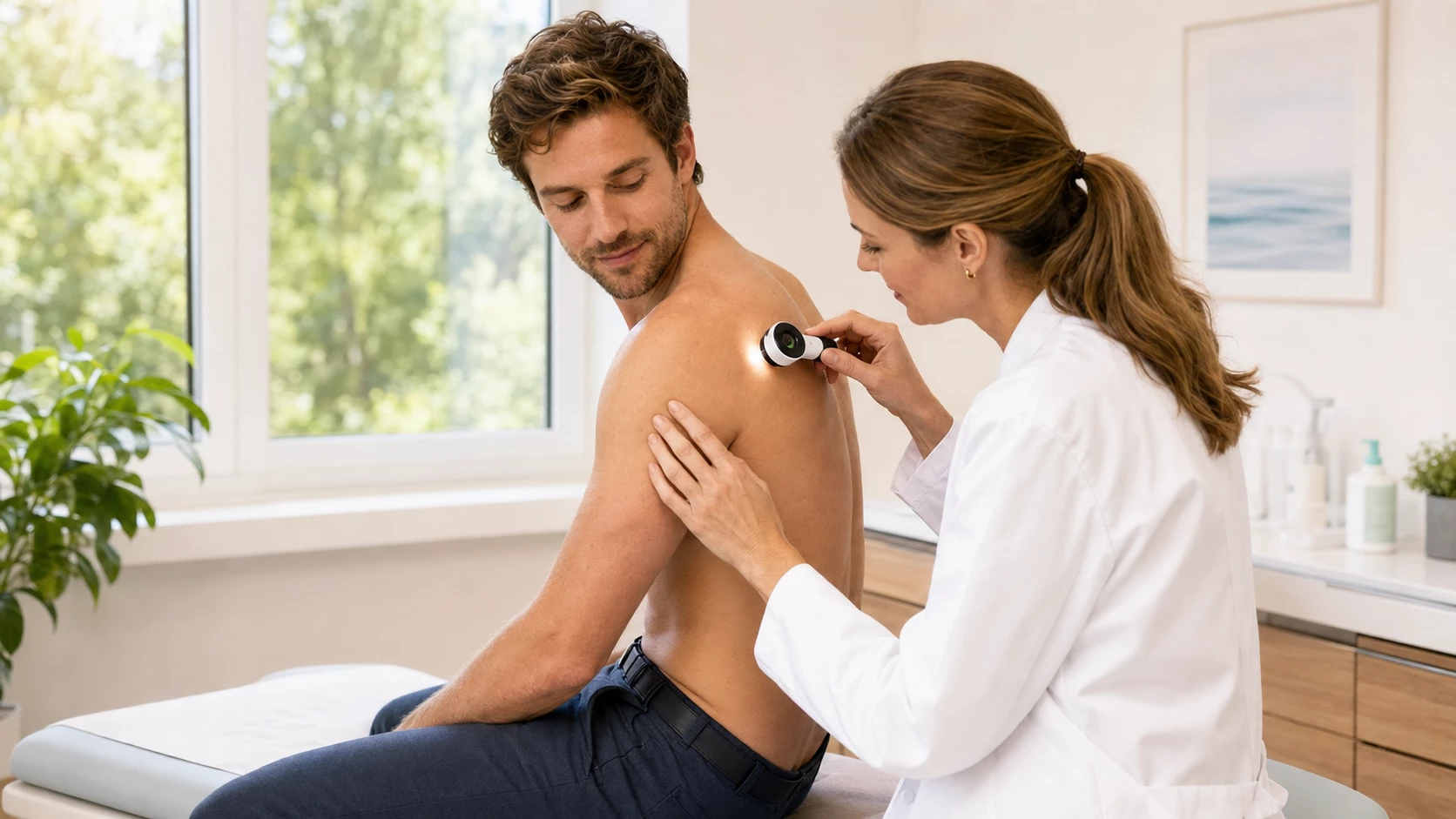 Wichtiger Check-Up Das Hautkrebsscreening - Bild KI generiert.webp
