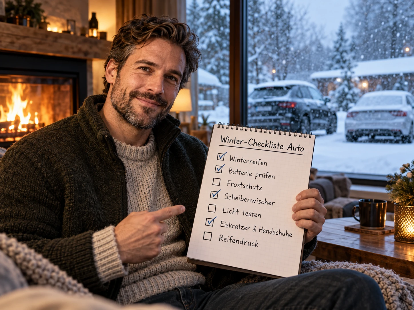 Winter-Checkliste für´s Auto (Bild KI generiert).webp
