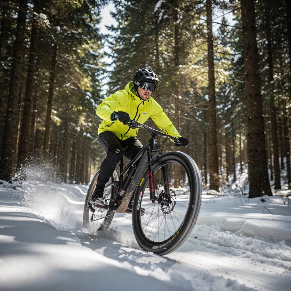 Winter-Biken: Mit der richtigen Ausr&uuml;stung und Technik durch Eis und Schnee