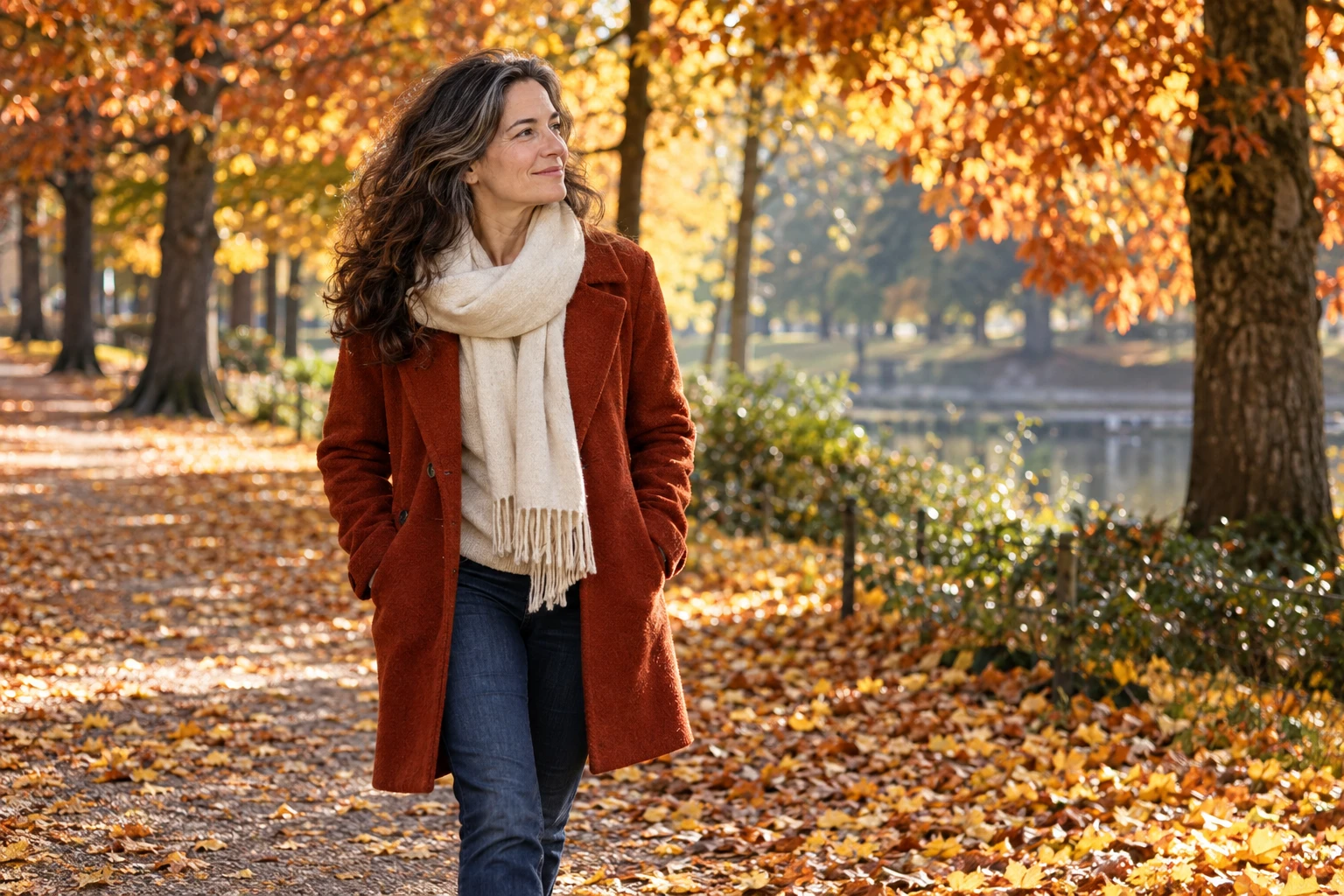 Zwischen goldenem Laub und frischer Luft darf der Alltag kurz Pause machen – eine schöne Idee für den Übergang in den November. (KI-generiert)