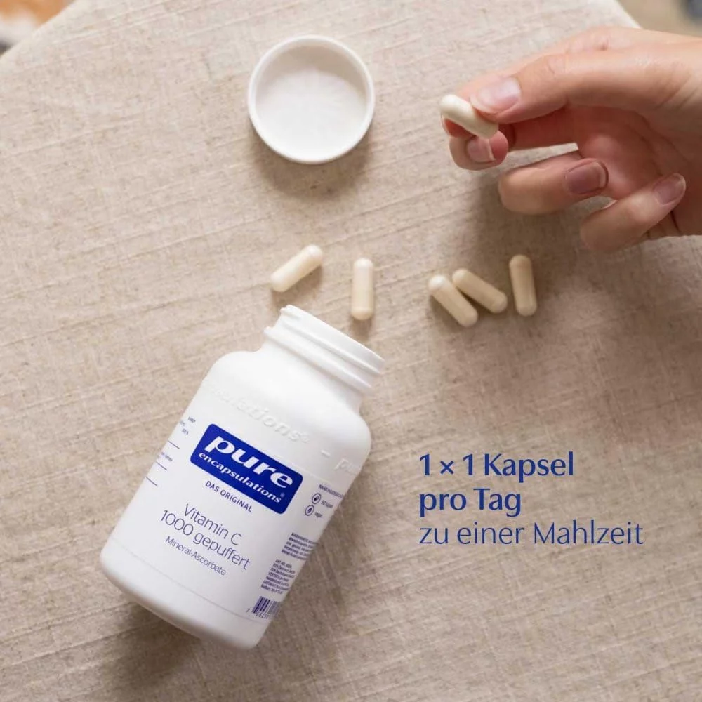 Dein Boost für graue Tage: Die Vitamin C Kapseln. ©Pure Encapsulations®