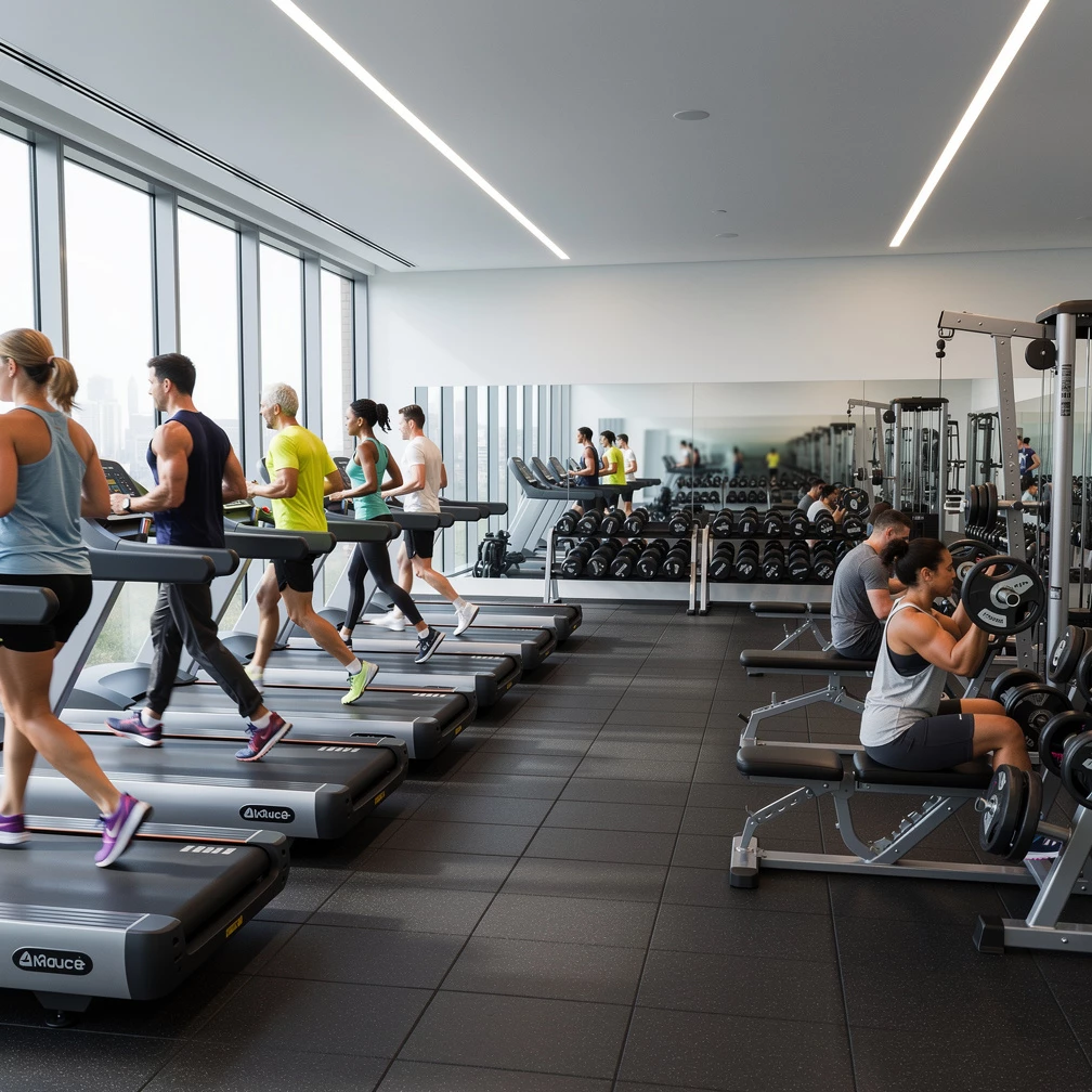 Zwei Trainingswelten, ein Ziel: Während Cardio direkt Kalorien verbrennt, sorgt Krafttraining langfristig für mehr Energieverbrauch – die Mischung macht den Unterschied. (KI-generiert)