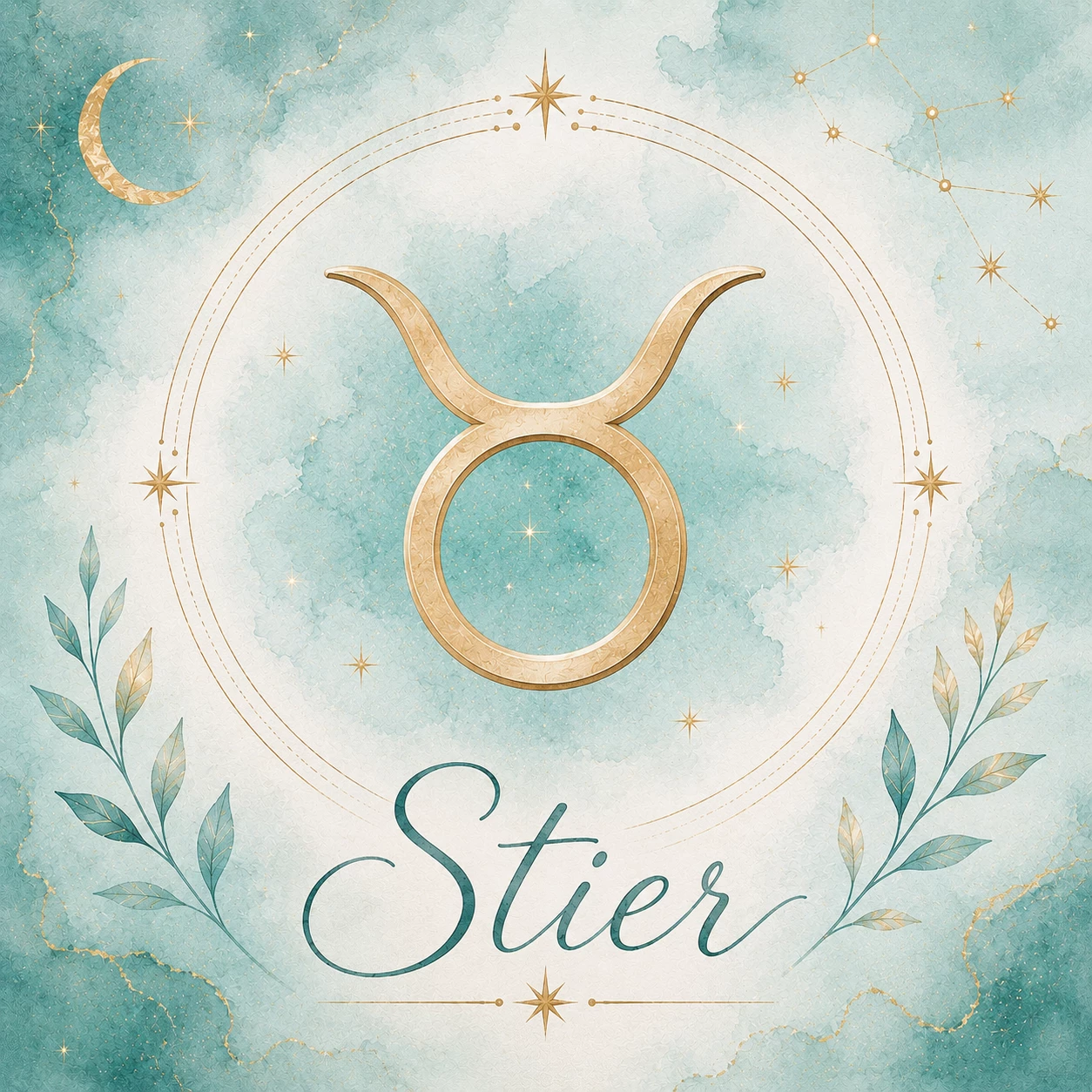 Stier: Das Sternzeichen Stier symbolisiert Beständigkeit, Genuss und innere Stärke. (KI-generiert)