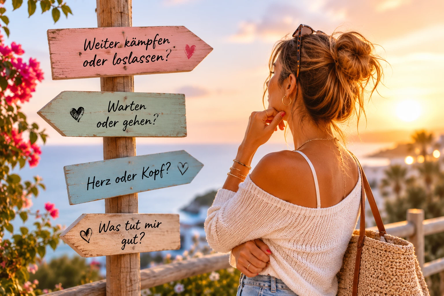 Herz oder Kopf? Manchmal hilft es, einen Schritt zurückzutreten und die Situation neu zu bewerten. (KI-generiert)