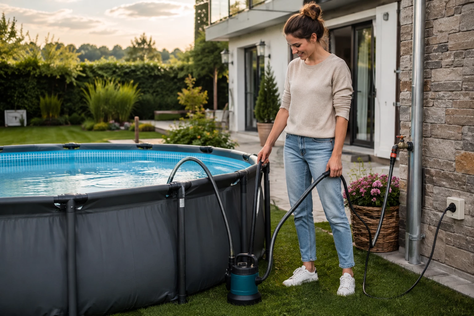 Poolwasser richtig entsorgen: Bis zu 50.000 Euro Bu&szlig;geld