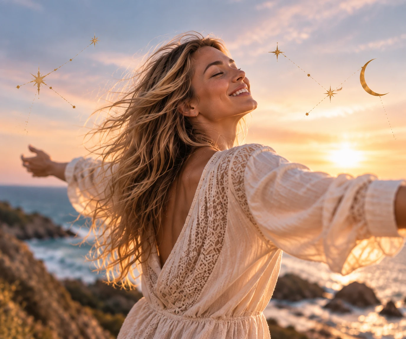 Zwischen Sternzeichen, Vollmond und neuer Klarheit zeigt das Wochenhoroskop vom 21. bis 27. September 2026, welche astrologischen Impulse die zwölf Sternzeichen begleiten. (KI-generiert)