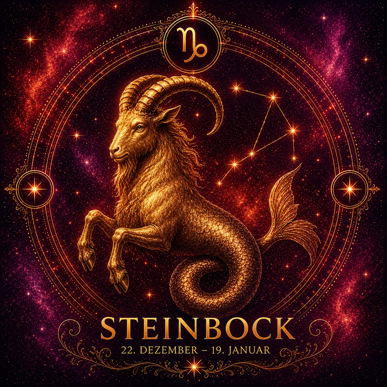 Steinbock findet im Juni neue Stabilität und lernt, Stärke mit Gelassenheit zu verbinden. (KI-generiert)