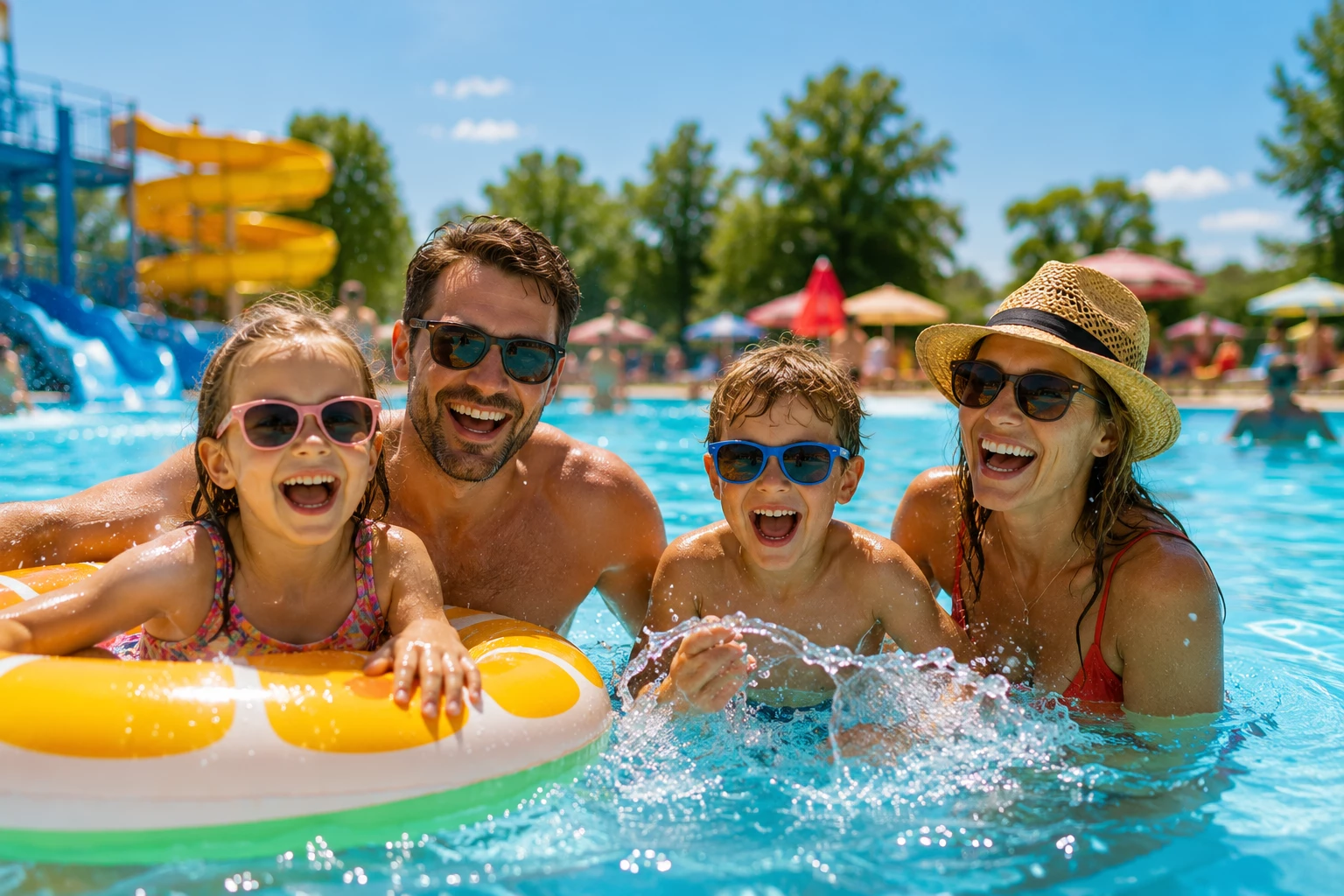 Nach einem heißen Sommertag im Freibad gibt es kaum etwas Schöneres, als nach Hause zu kommen und sich in einer angenehm klimatisierten Wohnung zu entspannen. (KI-generiert)