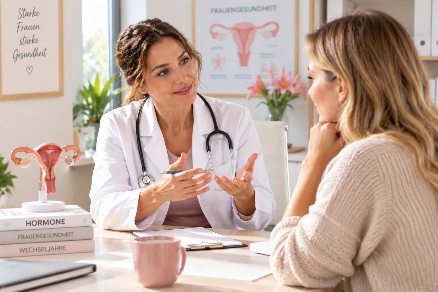 Auch hormonelle Veränderungen können mit dünner werdendem Haar zusammenfallen. Bei auffälligem oder länger anhaltendem Haarausfall ist eine medizinische Abklärung sinnvoll. (KI-generiert)