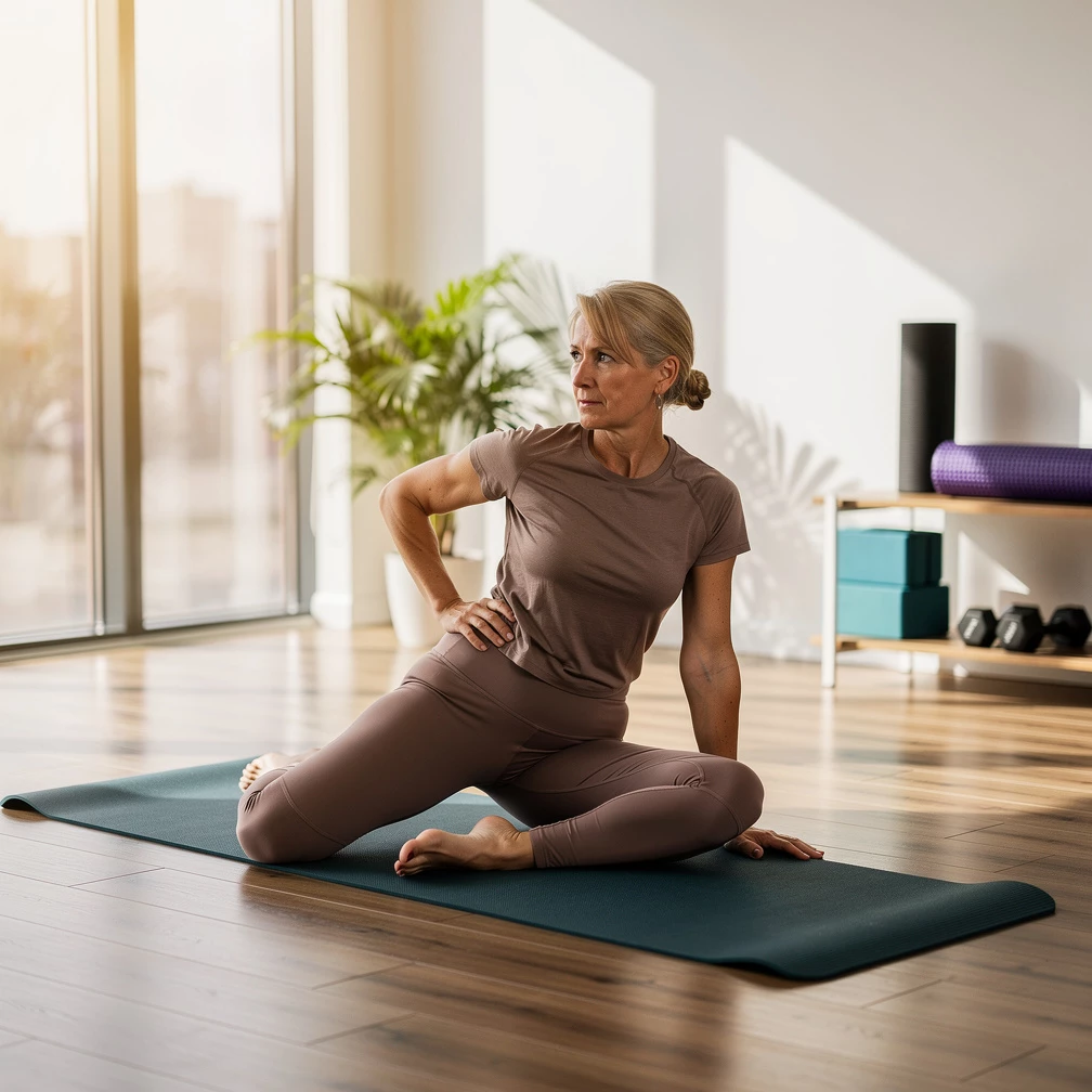 H&uuml;ftschmerzen in den Wechseljahren: Effektive &Uuml;bungen f&uuml;r neue Stabilit&auml;t