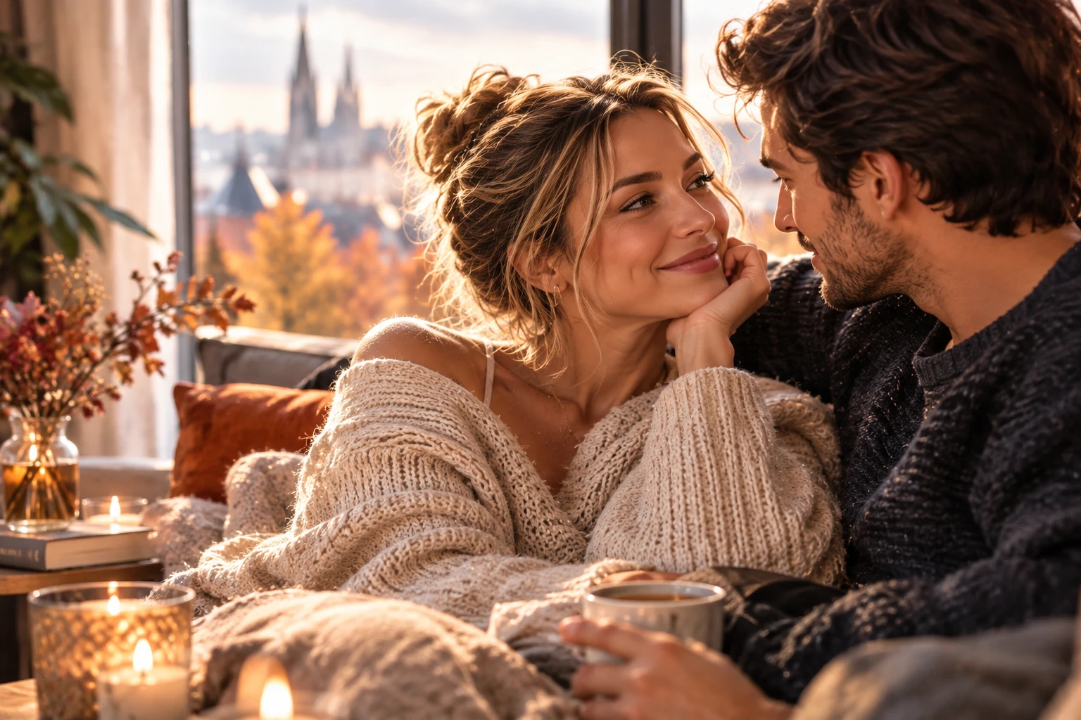 Herzklopfen oder klärende Gespräche? In der neuen Horoskopwoche stehen Liebe, Vertrauen und ehrliche Gefühle im Mittelpunkt. (KI-generiert)