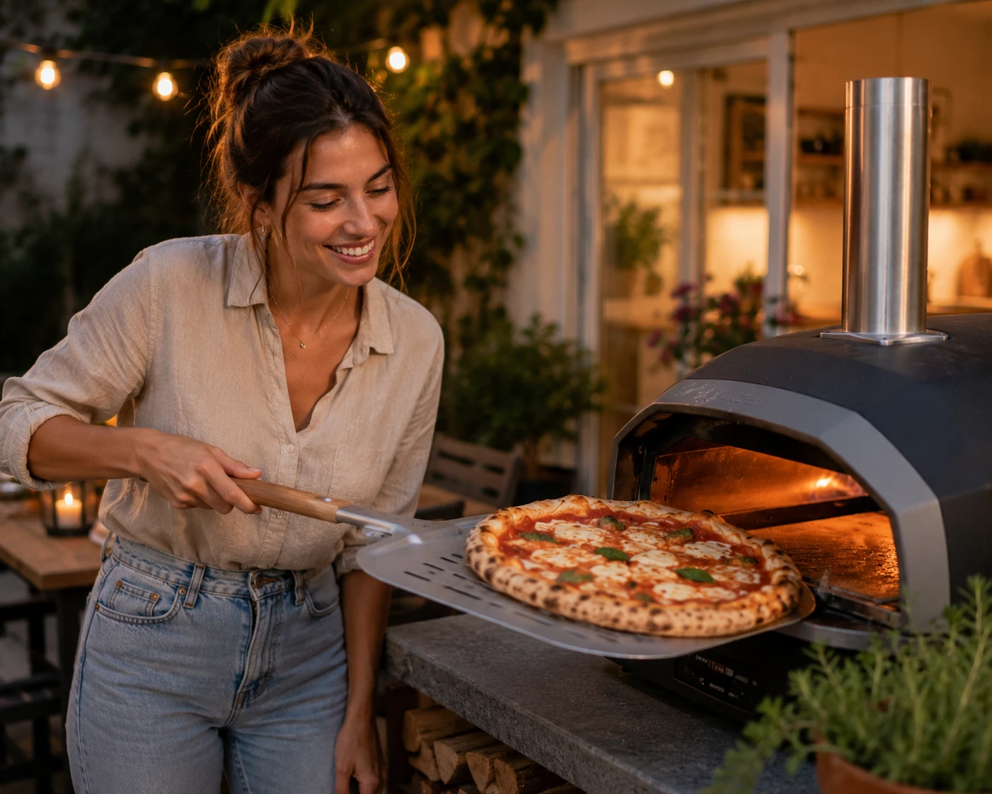 Frisch aus dem Pizzaofen: So kommt echtes Steinofen-Feeling auf die heimische Terrasse (KI-generiert)