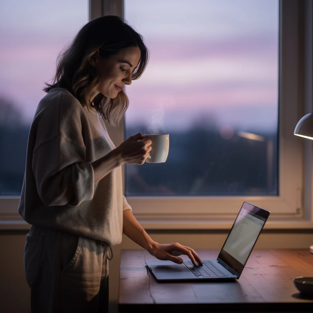 Was wenn wir uns endlich erlauben Pausen zu machen? (KI-Bild)