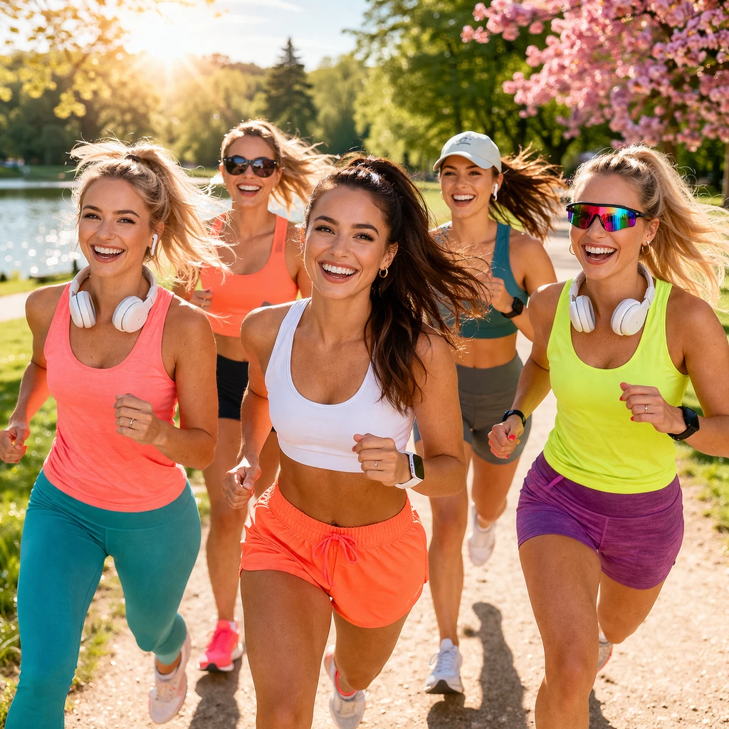 Cardio tut gut – für Körper und Kopf: Laufen an der frischen Luft stärkt die Ausdauer, baut Stress ab und bringt den Kreislauf in Schwung. (KI-generiert)