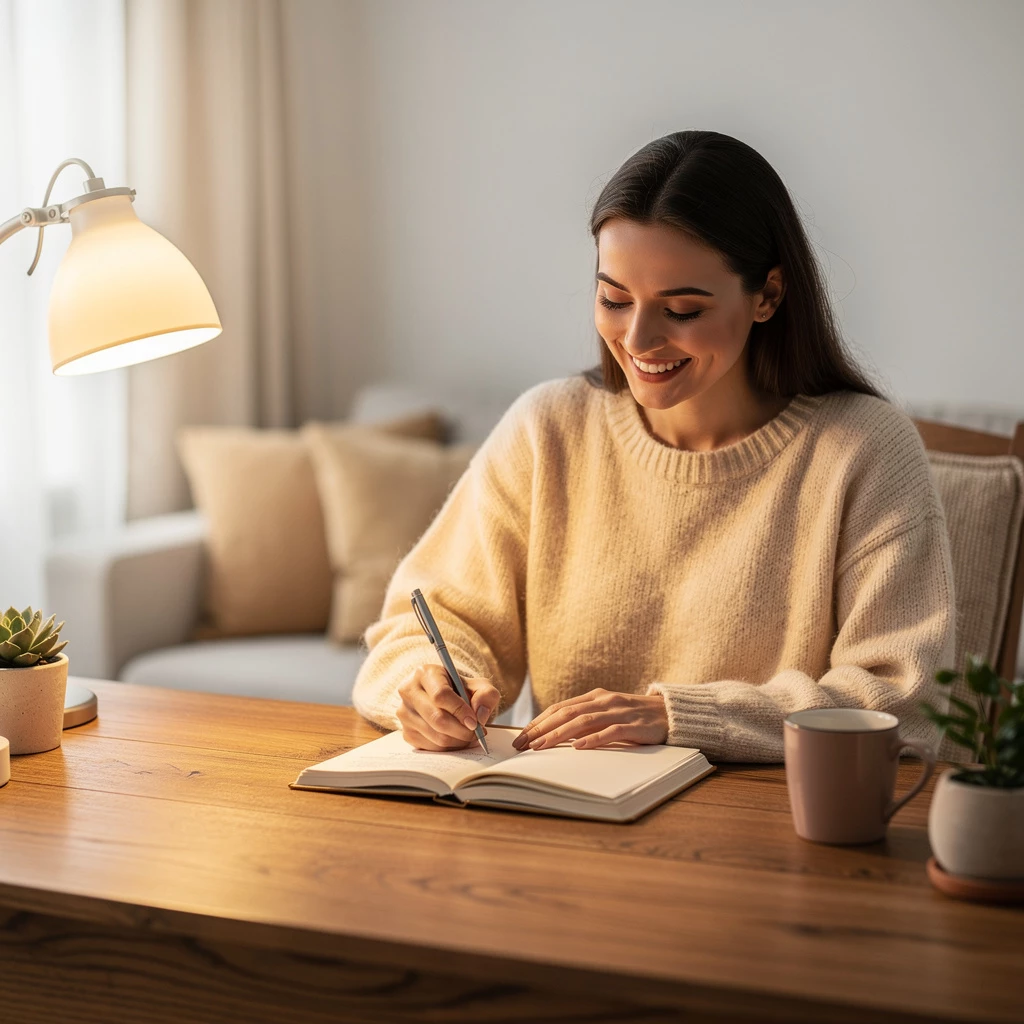 Licht als Selfcare: Immer mehr Frauen integrieren Tageslichtlampen bewusst in ihre Morgen- oder Me-Time-Routine.