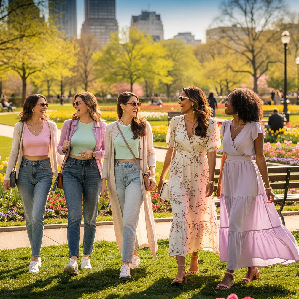 Fr&uuml;hlingsoutfits f&uuml;r Frauen: Styles von Casual bis Elegant