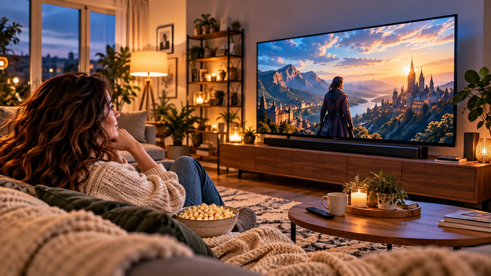 Streaming gehört längst zur Grundausstattung: Auch das Betriebssystem entscheidet darüber, wie komfortabel sich ein Smart-TV bedienen lässt. (KI-generiert)