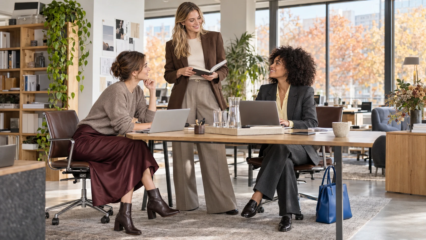 Herbstlook 2026 im Office-Style (Bild KI generiert).webp
