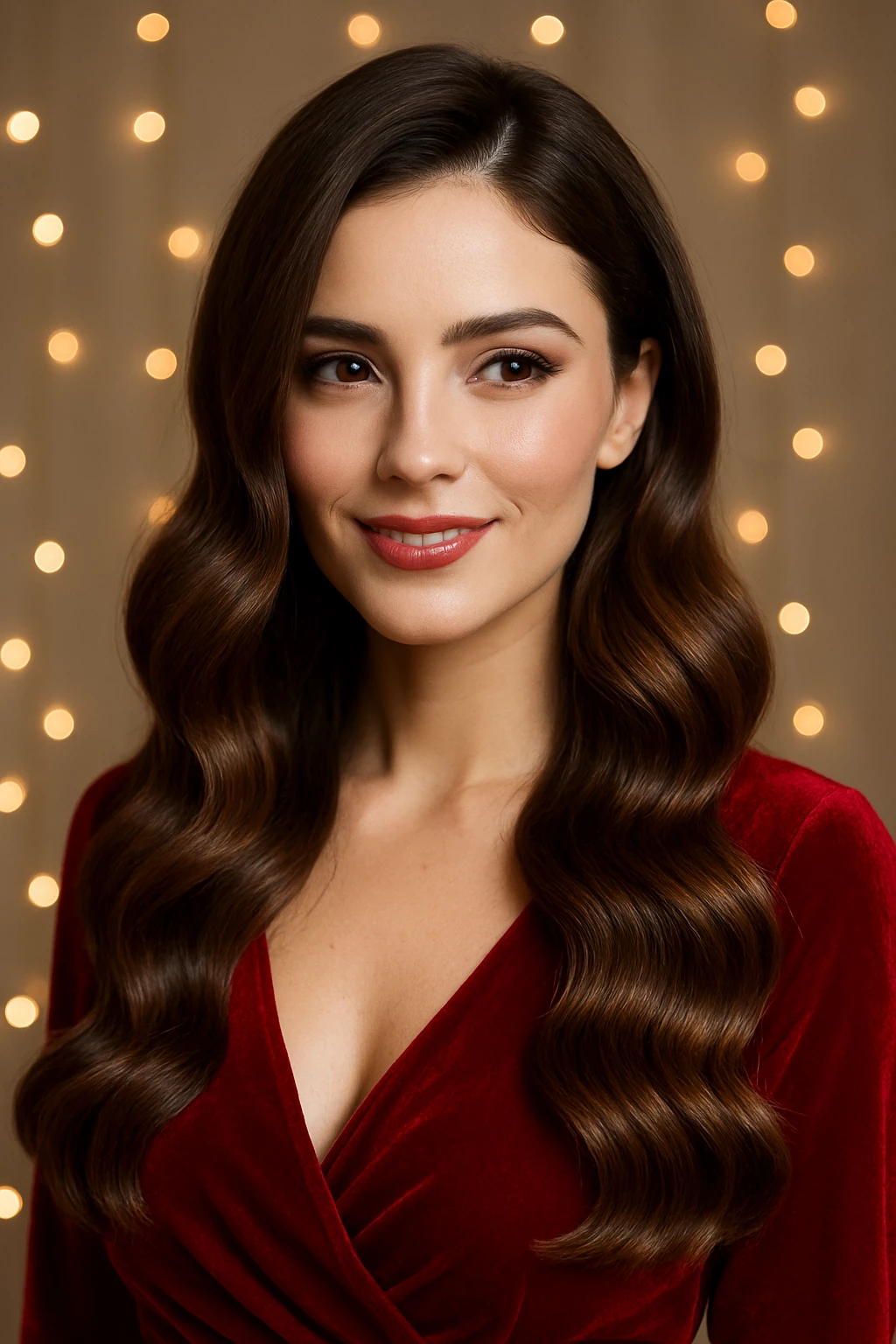 Große Wellen, glänzendes Finish, pure Eleganz: Hollywood Waves sind der Inbegriff von festlichem Glamour – perfekt für besondere Weihnachtsmomente. ✨