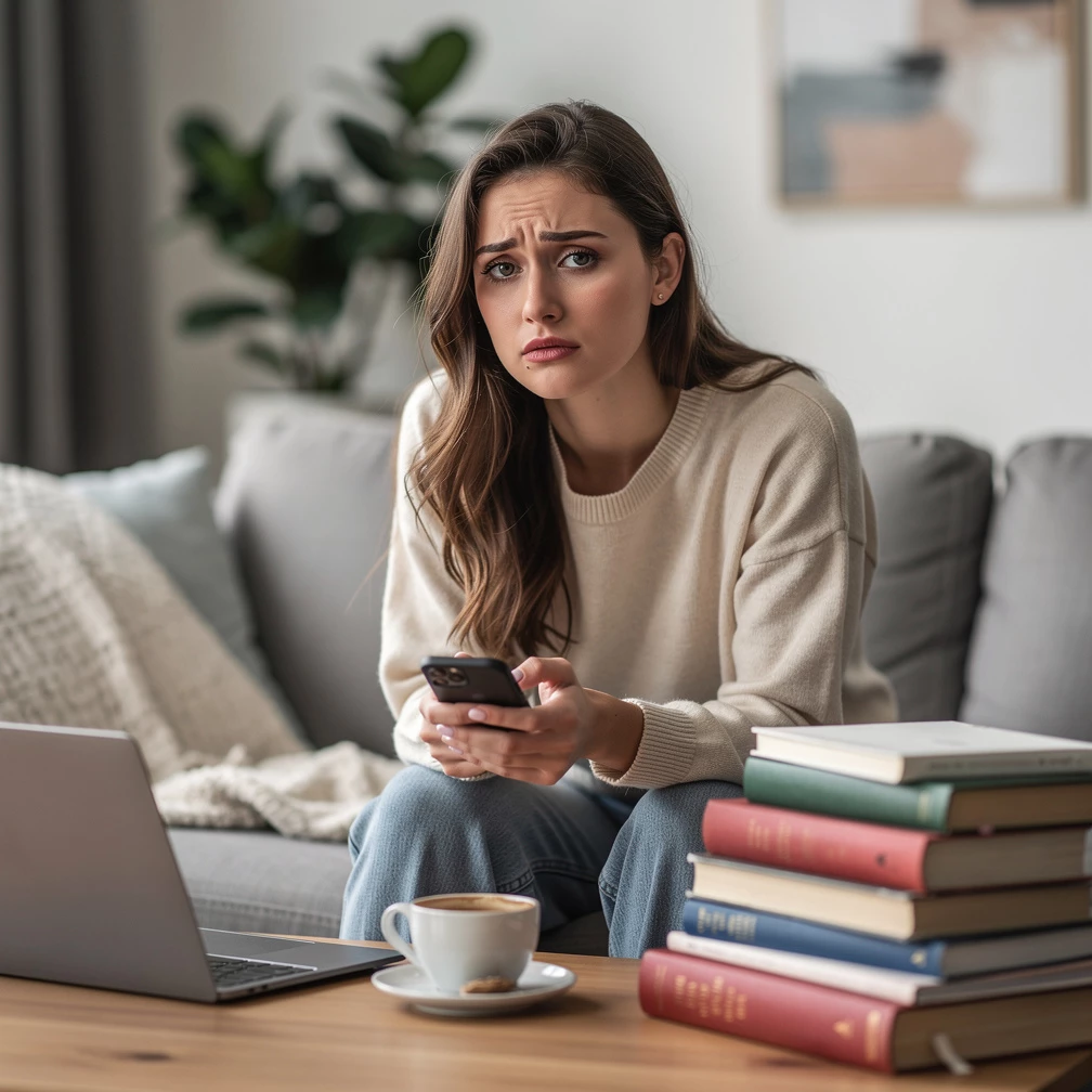 Zwischen Matches, Chats und Erwartungen: Dating kann sich schnell mehr nach Stress als nach echter Verbindung anfühlen (KI-generiert)