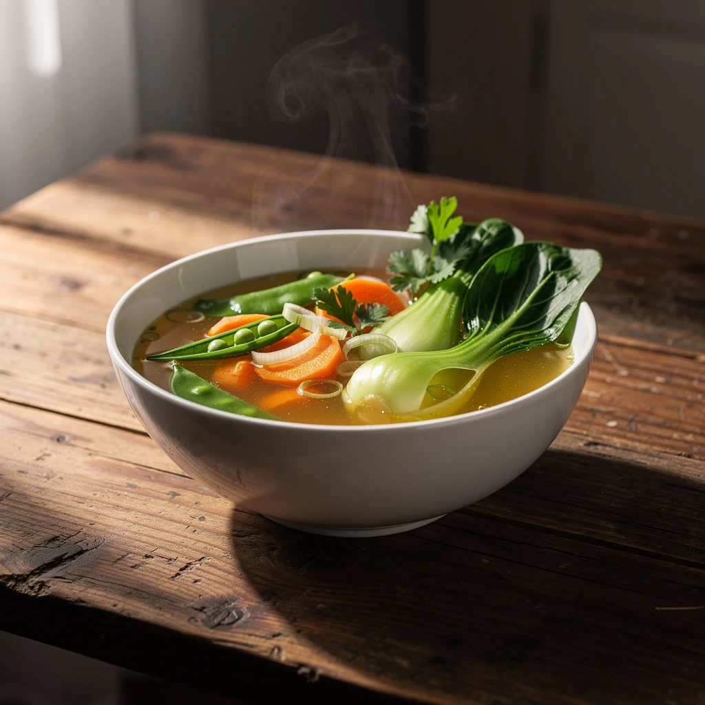 Eine lang gekochte Powerbrühe ist die ideale Grundlage für wärmende Suppen und Eintöpfe