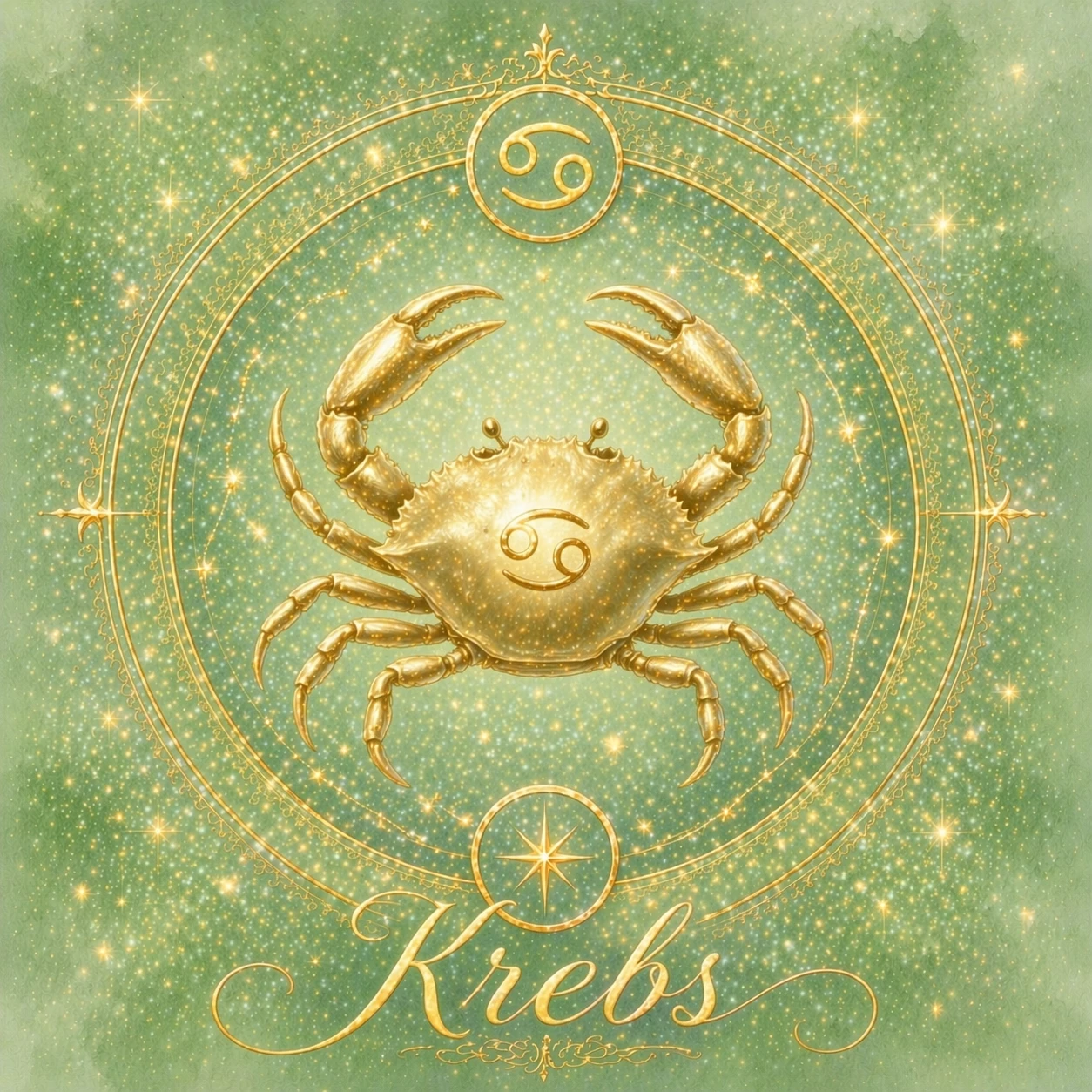 Krebse spüren im Mai tiefe Emotionen und finden neue Sicherheit im Inneren (KI-generiert)