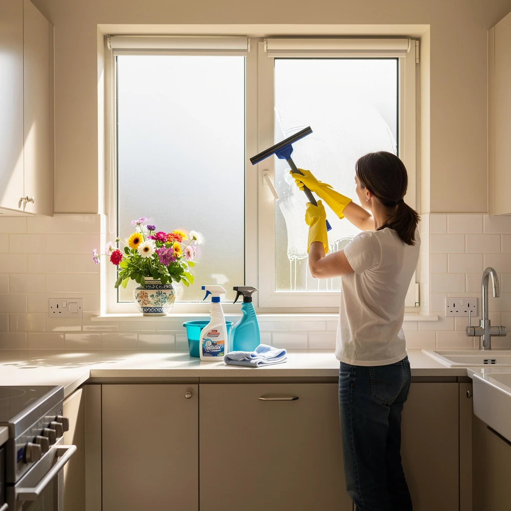 Mit der richtigen Ausrüstung kann sogar Fensterputzen Spaß machen