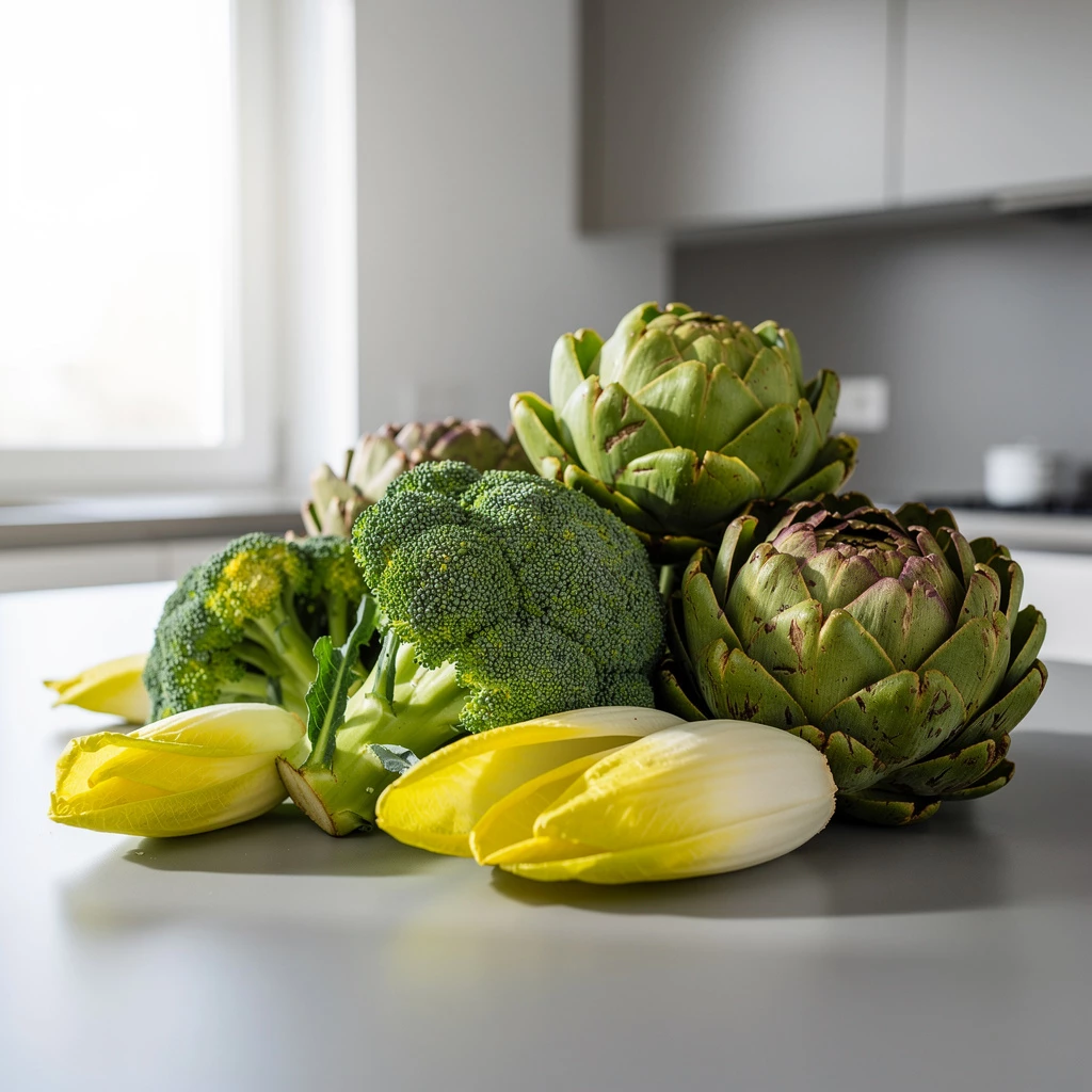 Auch unter unseren Top 10 Lebensmitteln mit Bitterstoffen: Brokkoli, Chicorée, Artischocke