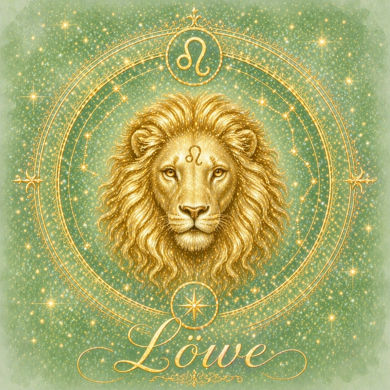 Löwen strahlen im Mai besonders stark – Selbstbewusstsein bringt neue Chancen (KI-generiert)