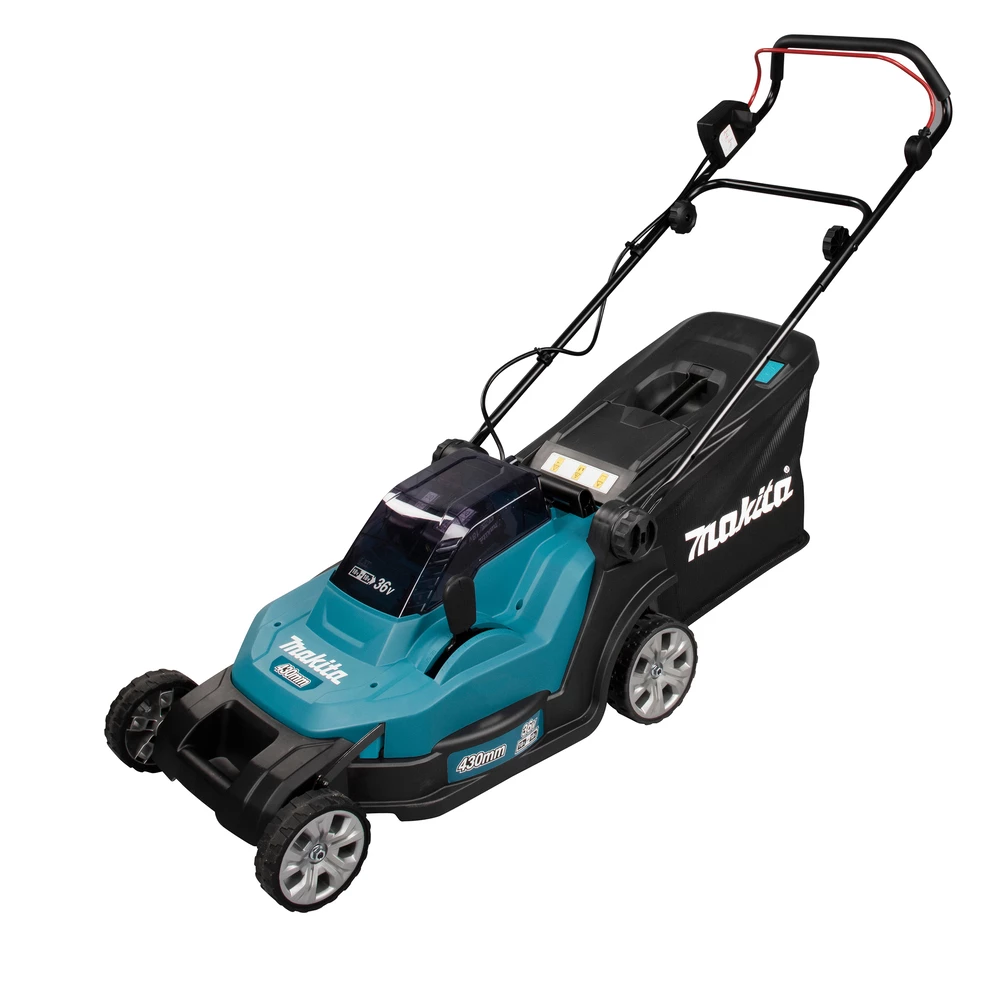 Der Makita DLM432 punktet mit robuster Verarbeitung, großer Schnittbreite und der praktischen Nutzung des Makita-Akkusystems. (© Makita)